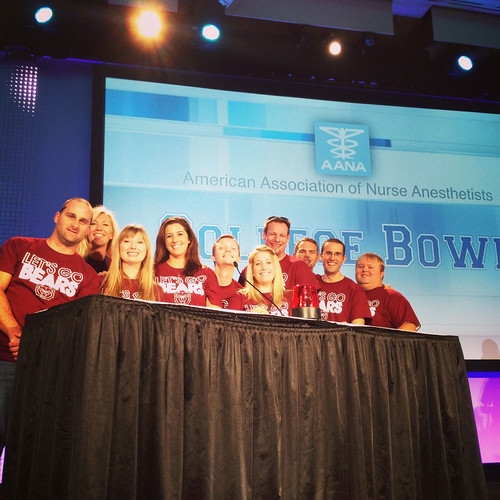 Las Vegas goes maroon Nurse anesthesia graduate students