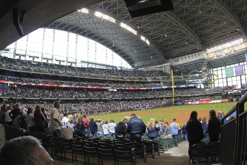 Inside the ballpark Miller Park, Milwaukee, Wisconsin daveynin