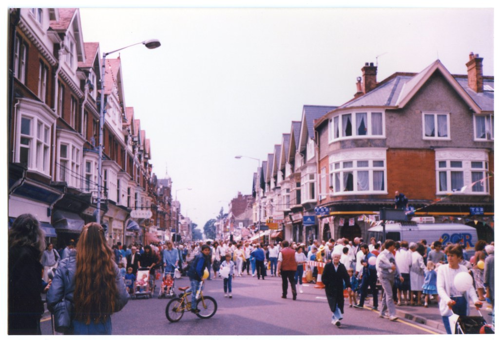 Poole Road, Westbourne, Bournemouth, Dorset 1989 Westbourn… Flickr