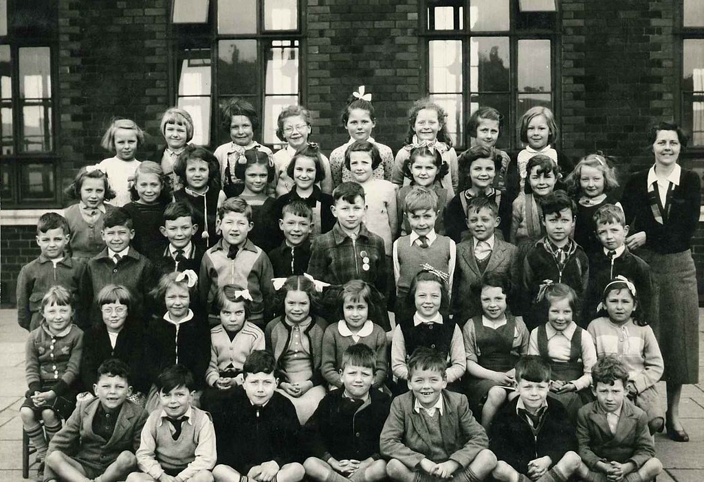 Tootal Drive County Primary School, Salford 1956 Flickr