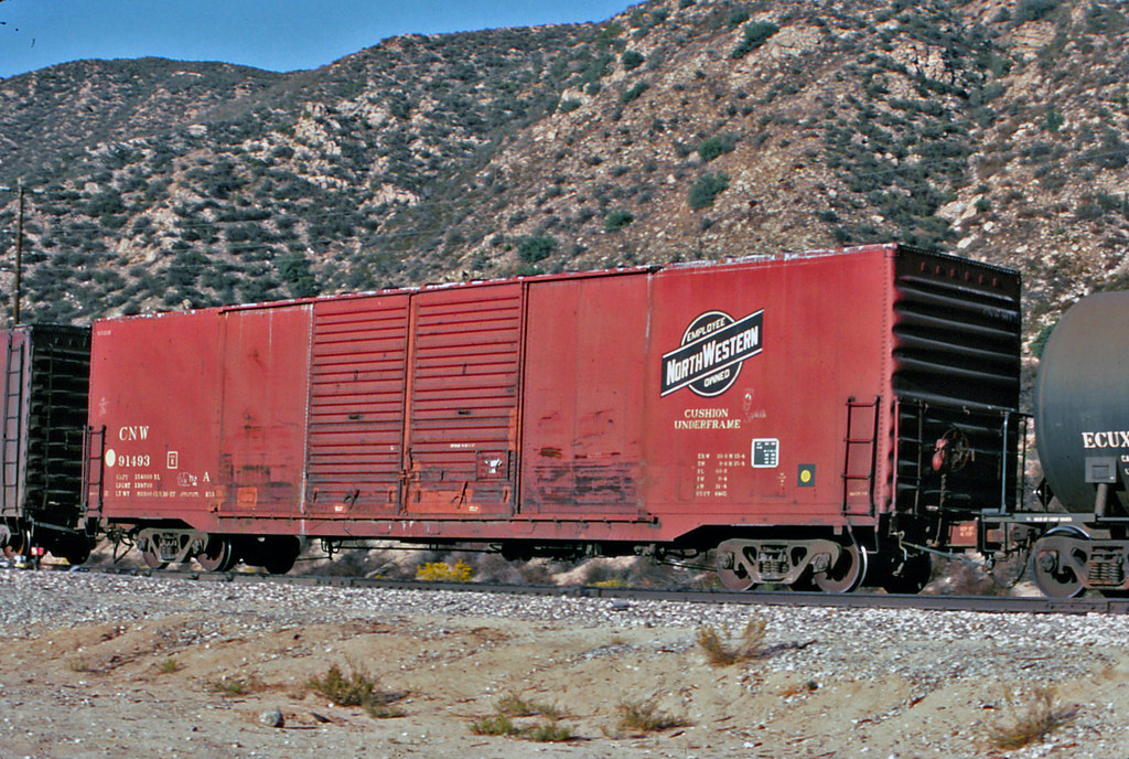 Chicago & Northwestern Boxcar 91493 At Cajon a photo on Flickriver