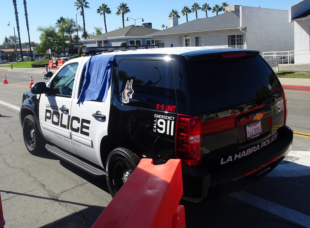 La Habra CA Police Chevrolet Tahoe K9 unit (7) rwcar4 Flickr