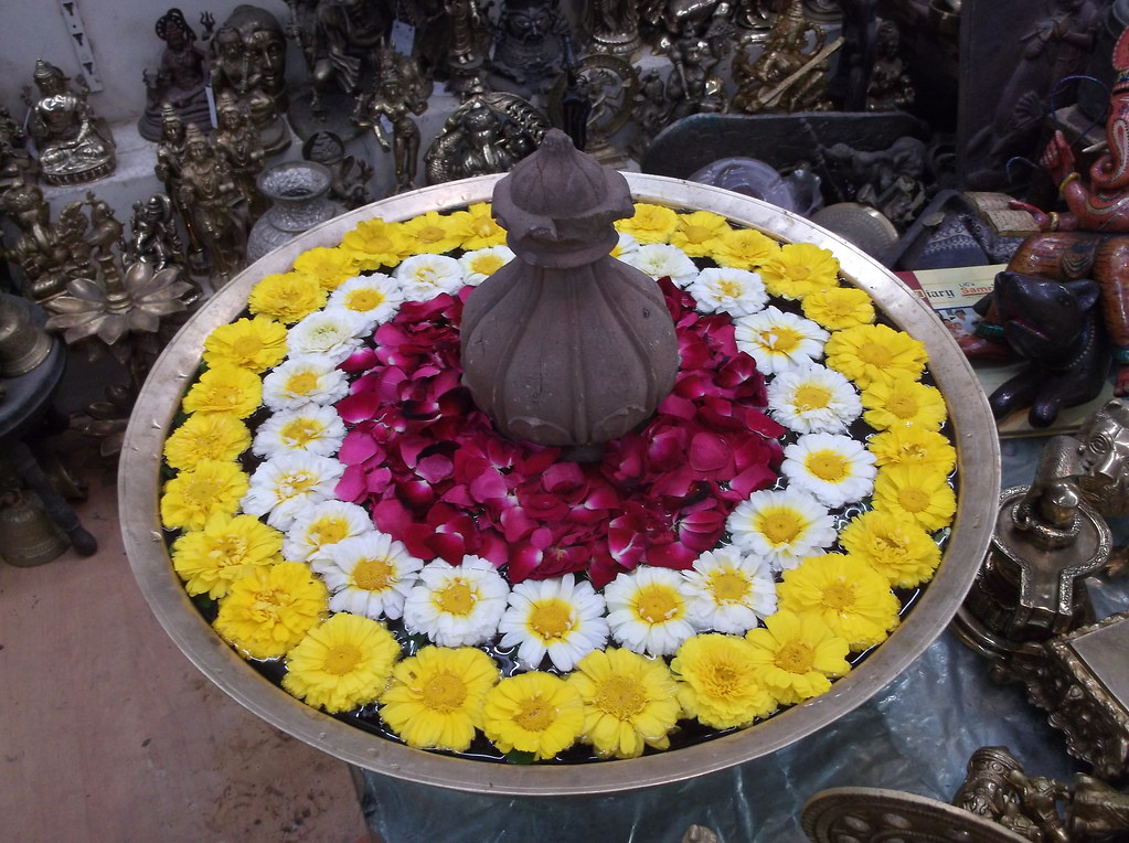 Flower decoration at Banaras art Gallery Assi Varanasi Flickr