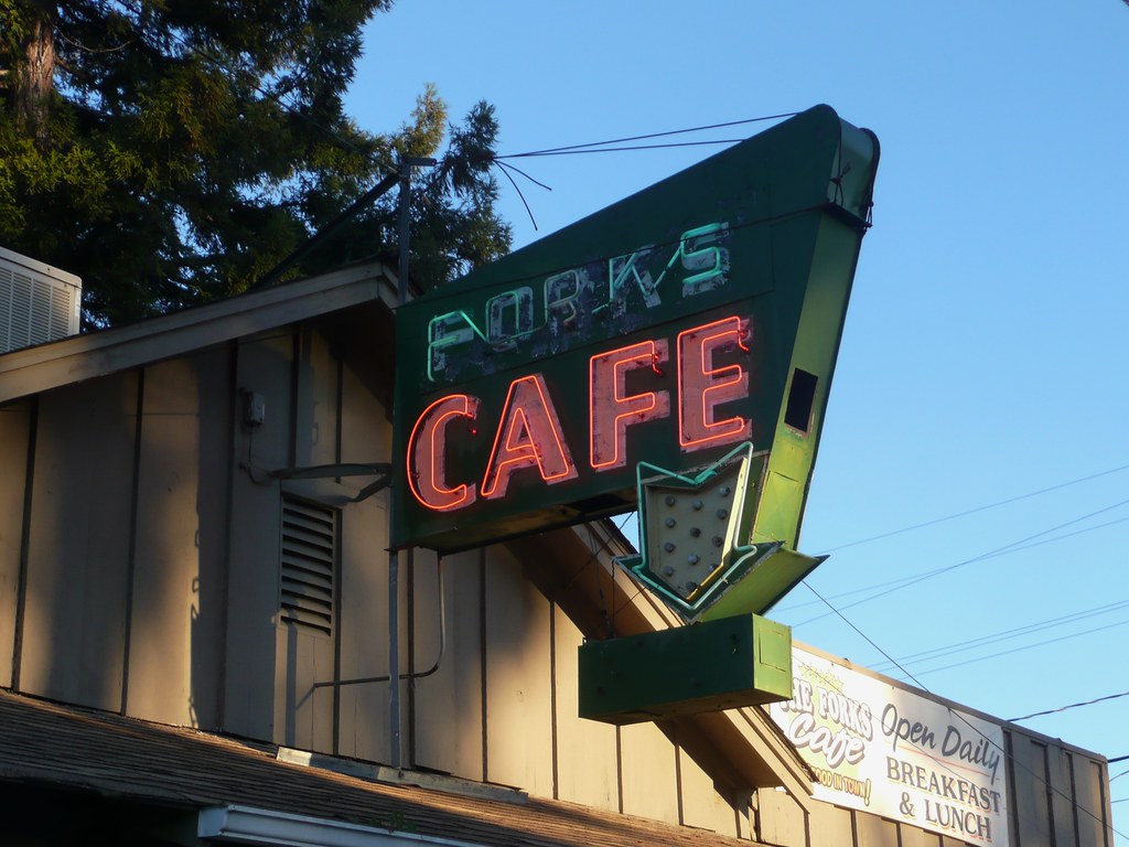 FORKS CAFE UKIAH CALIF (2) 3166 N State Street. Frank Kelsey Flickr