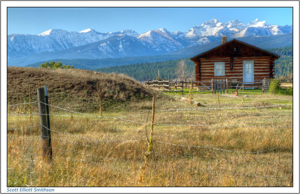 Bitterroot Cabin Near Darby, MT El Capitan Mountain from t… Flickr