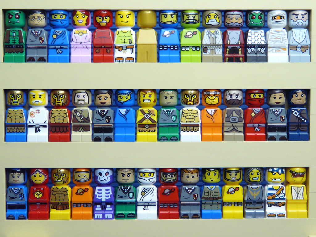 Both sides of lego microfigures Josef Weishaupt Flickr
