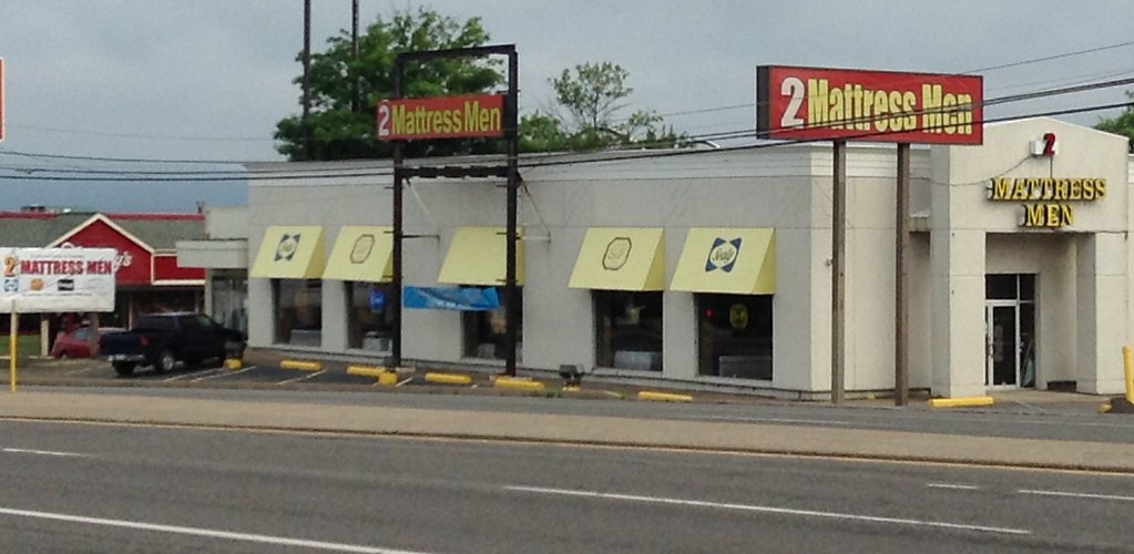 2 Mattress Men Not a porn theater marquee. WilkesBarre, P… Flickr