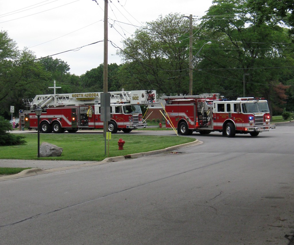 IL North Aurora Fire Department Engine 503 & Truck 502 Flickr
