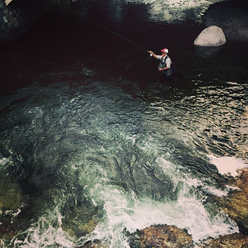 Fly fishing on Gore Creek, Vail. scottkdc Flickr