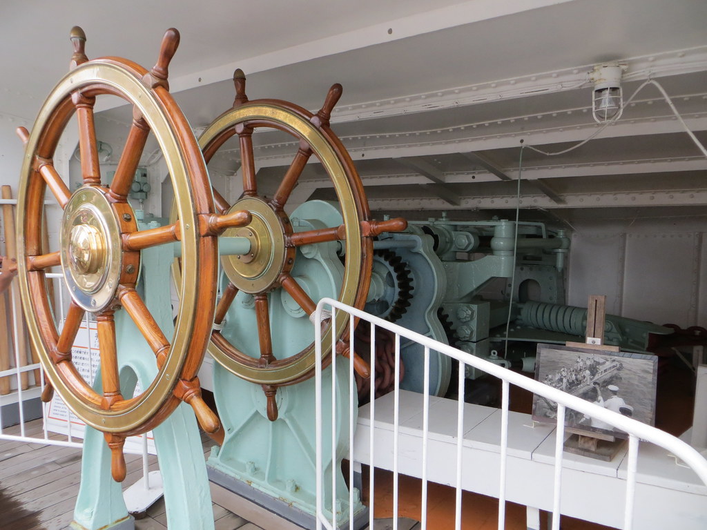 Stern wheels for sailing, Nippon Maru Stern wheels for sai… Flickr