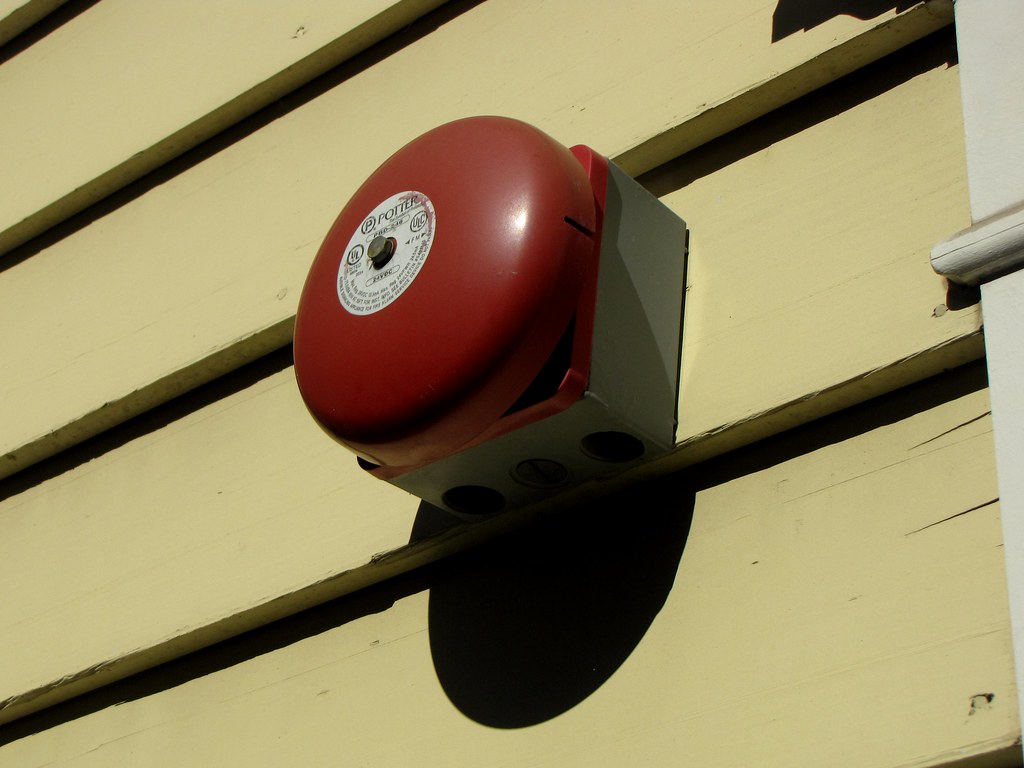 Potter fire alarm bell Potter fire alarm bell on the side … Flickr
