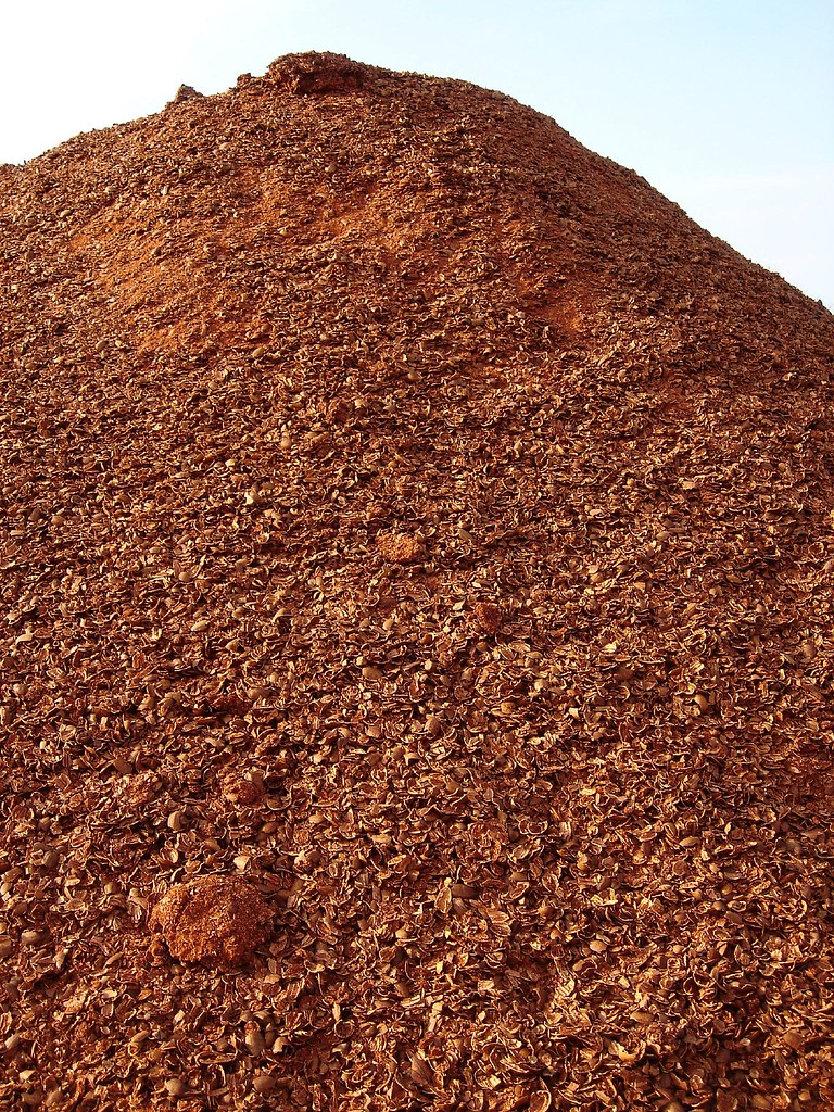 Pecan Shell Mulch 15 per yard Lisa