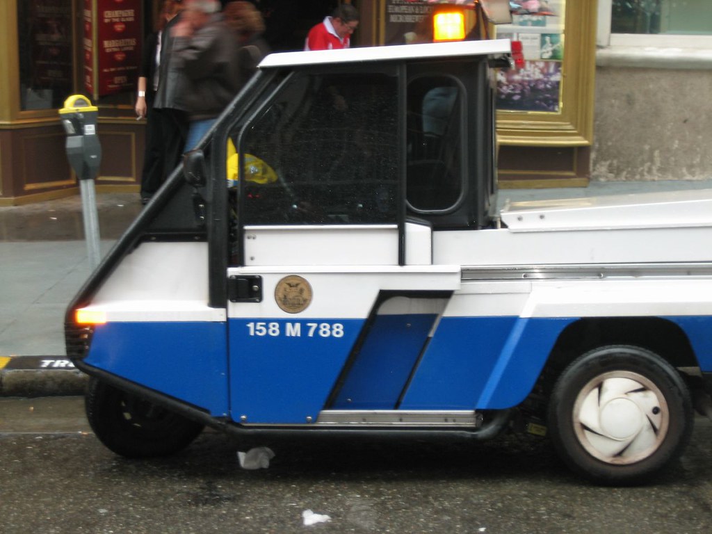 A Meter Maid's Car Rebecca Lin Flickr