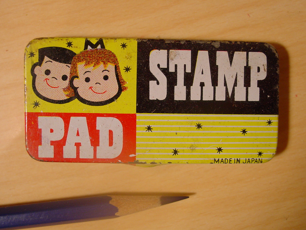 Stamp pad Cute kids illustration on a stamp pad. The penci… Flickr
