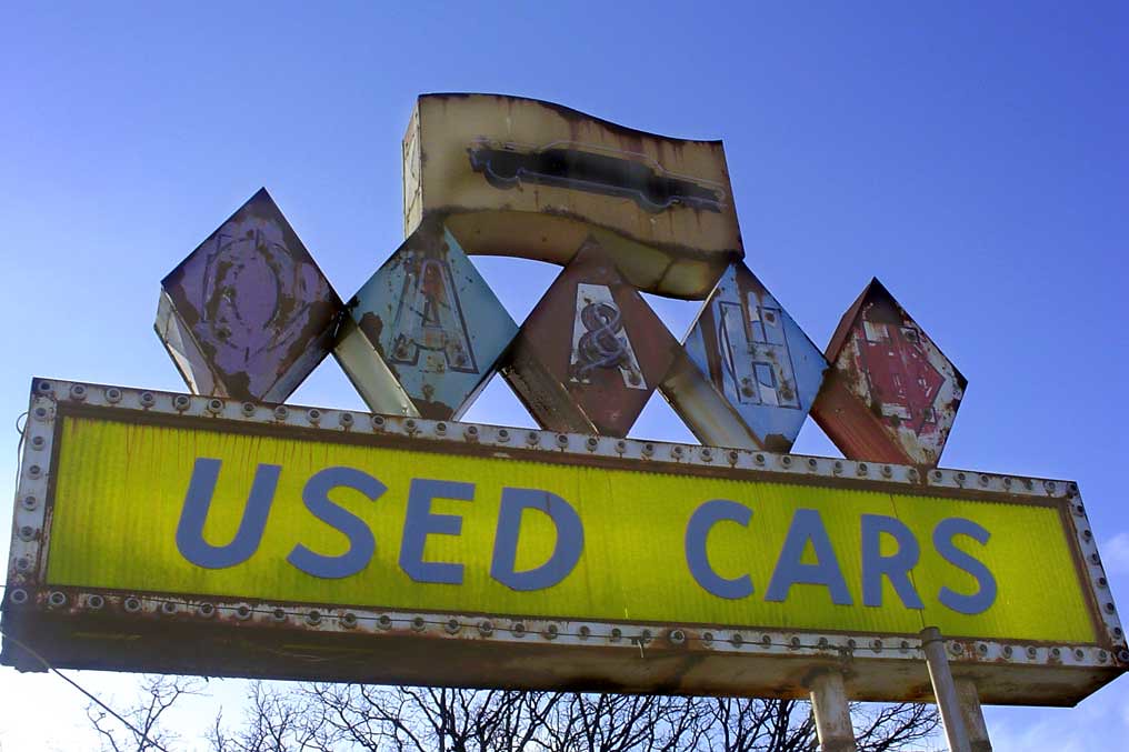 Old Used Cars Sign Camdenton, MO 2006 Todd Franklin Flickr