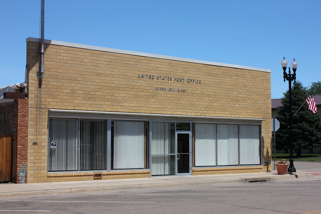 Post Office Akron, IA Tom McLaughlin Flickr
