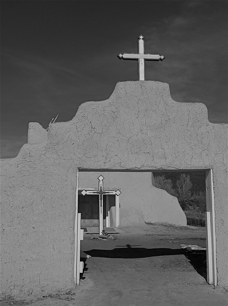 Church Picuris Pueblo in Penasco, New Mexico www.indianp… Flickr