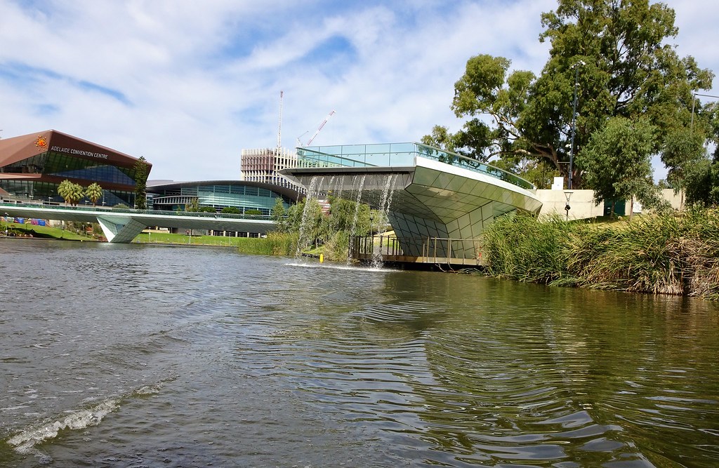 Adelaide. The Convention Centre, the River Torrens and the… Flickr
