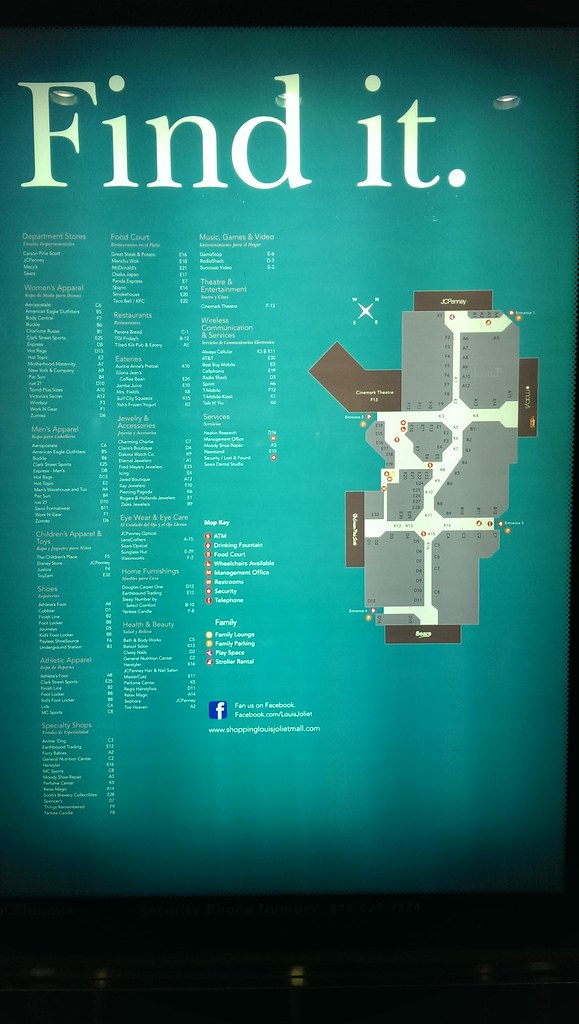 Louis Joliet Mall Joliet (Chicago), Illinois Mall Dire… Flickr