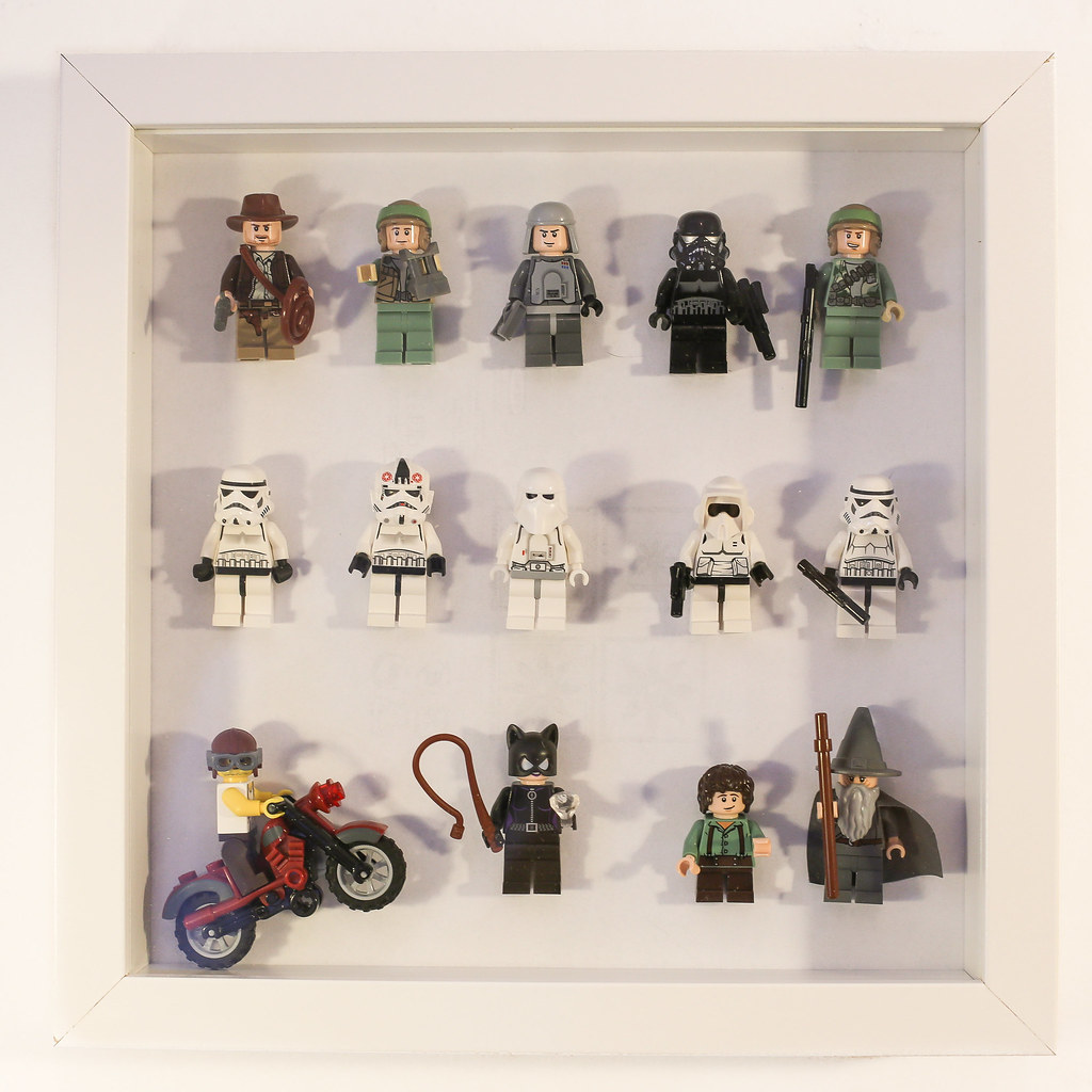 Lego Figures + IKEA Frames = figure display 2 Had some ch… Flickr