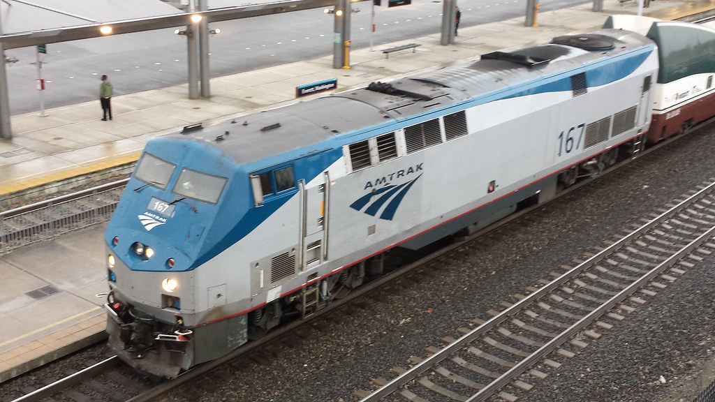 Amtrak 167 Everett, WA GE P42DC January 28, 2014 Kris Leisten Flickr