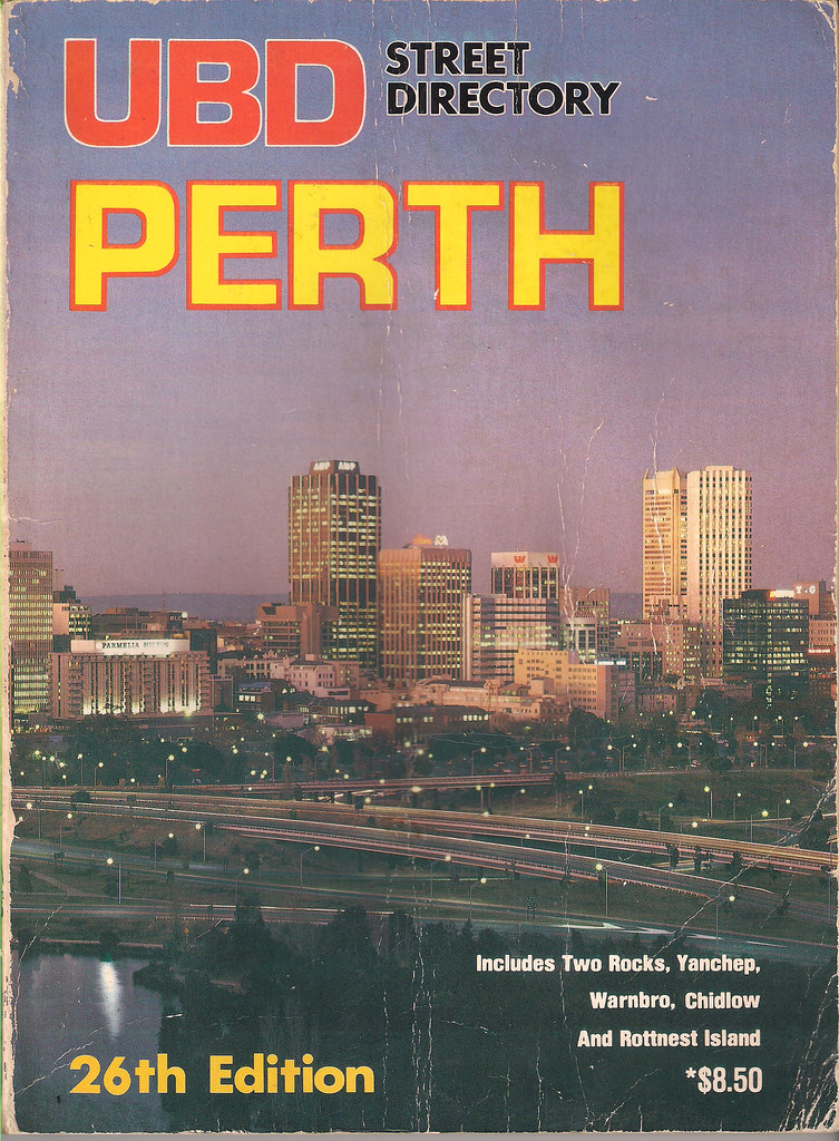 UBD Perth Street Directory 26th Edition 1983 Luke David O'Rourke Flickr