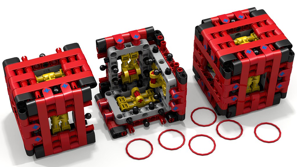 Lego Technic Puzzle Box by Aeh5040 (open and closed) Flickr