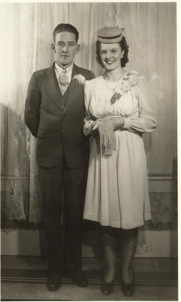 Douglas and his wife Lenore Shearer on their weddi… Flickr