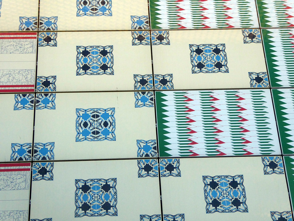 Tile Wall at Edgware Road, London Wrapper by Jacqueline Po… Flickr