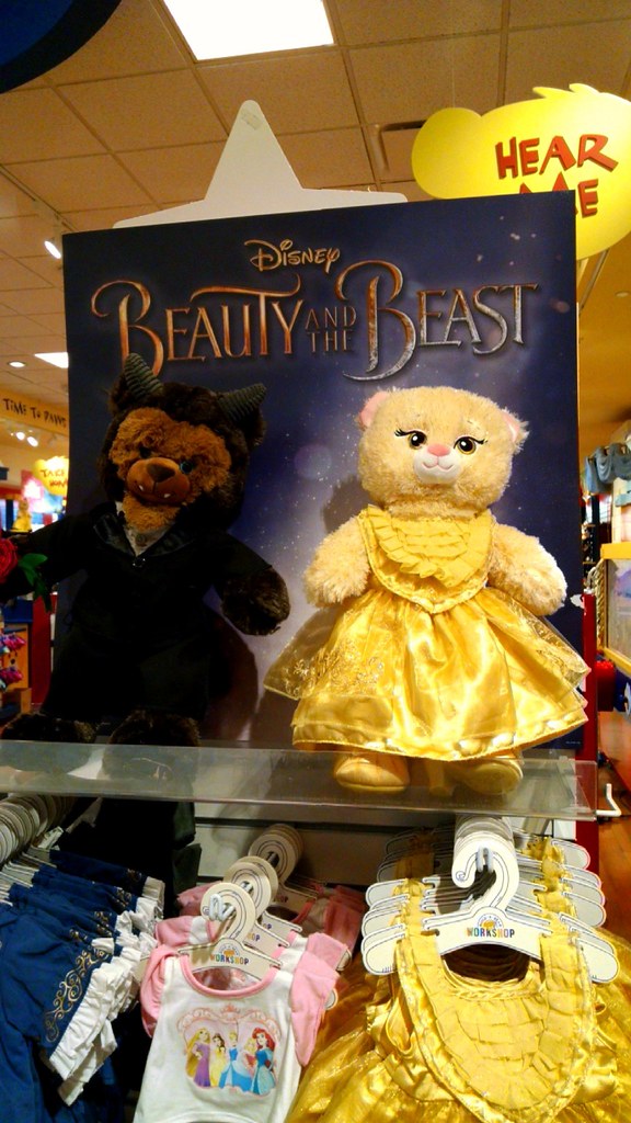 Beauty and the Beast teddy bears. BuildABear at… Flickr