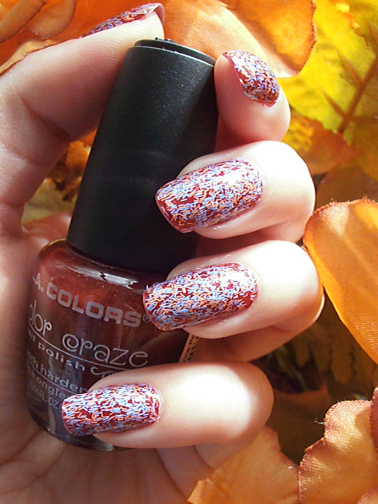 Cayenne Pepper (L.A .Colors) + Edinburgh (Nails Inc.) Flickr