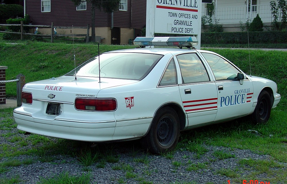 Granville West Virginia Police Chevy Carpice World Police Vehicles