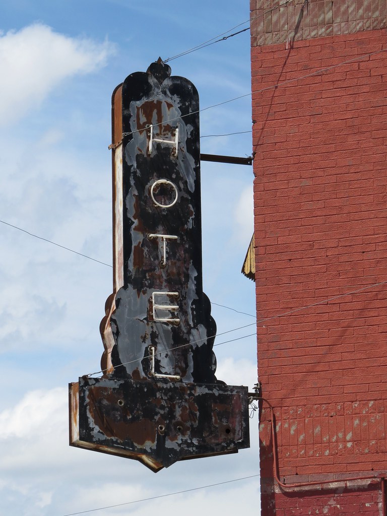 Larned Hotel Sign Larned, Kansas Larry Myhre Flickr