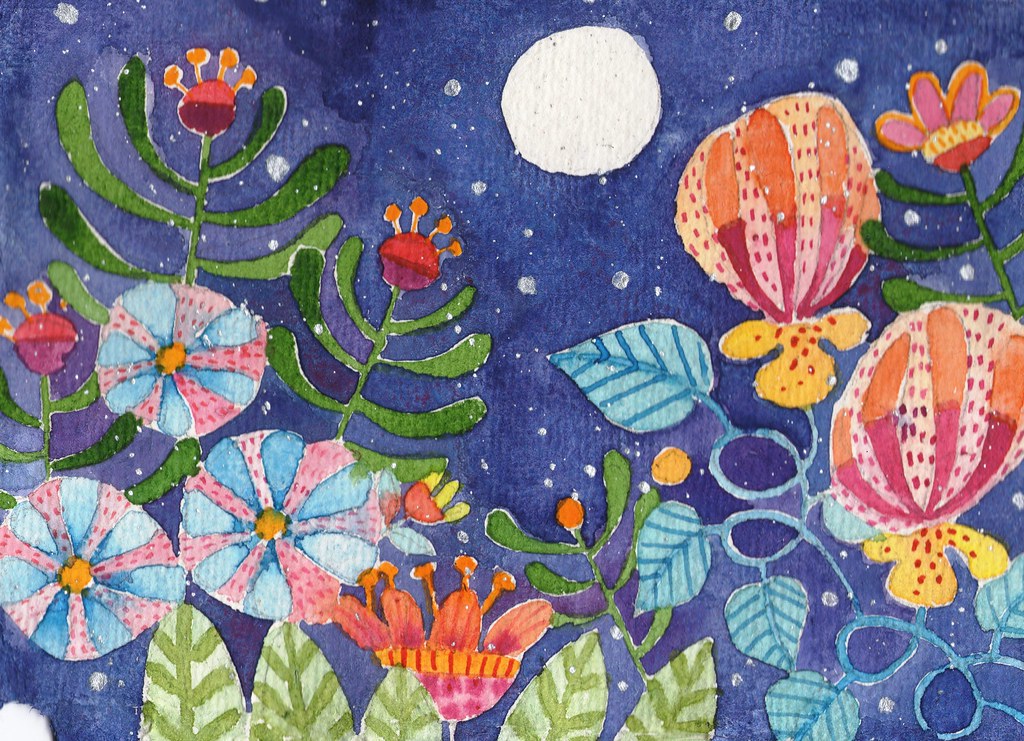 Sri Lankan dreaming 2 Watercolour, gouache and pencil on K… Flickr