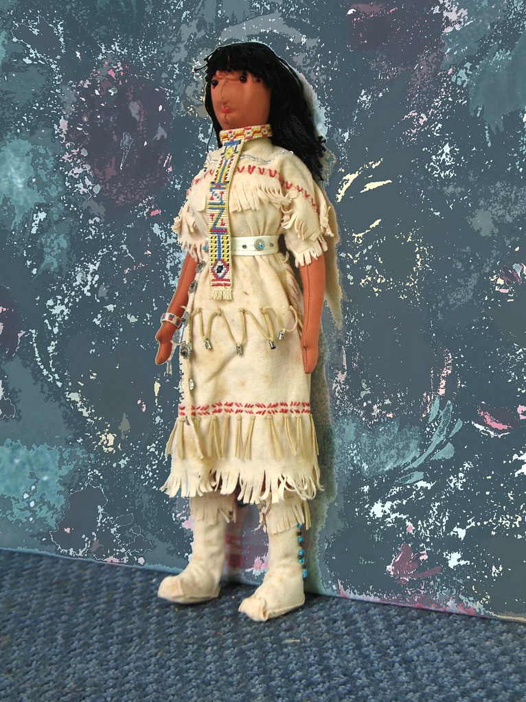 Sioux Indian Doll Handmade Sioux indian cloth doll, 12" ta… Flickr
