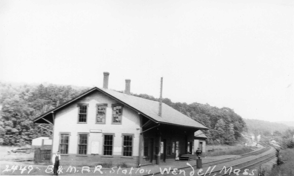 Wendell, Mass. station, undated. MP 89.02 Digital image ma… Flickr