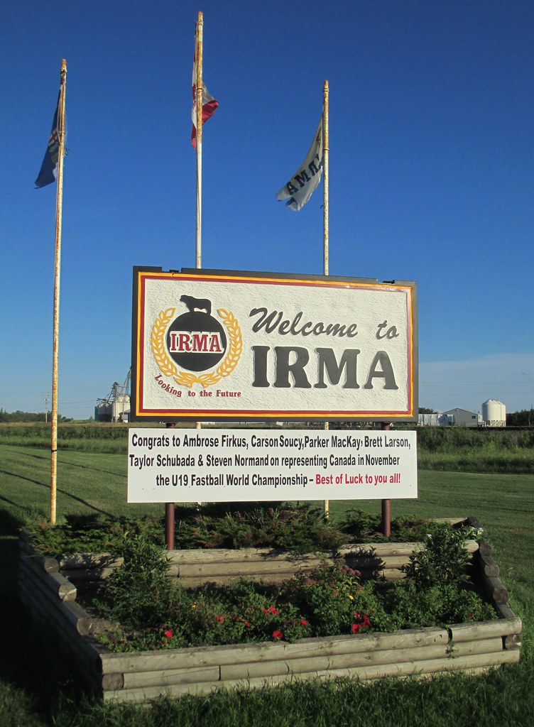 to Irma Sign (Irma, Alberta) Irma is located in th… Flickr