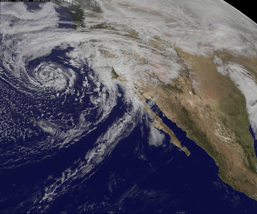 GOESWest Satellite Eyes Soggy Storm Approaching Californi… Flickr