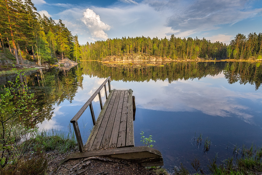Finland a Land of Thousand Lakes A typical Finnish lands… Flickr