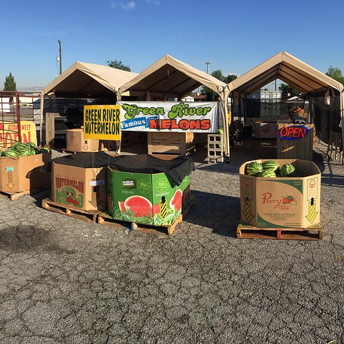 Famous green river watermelons now at all of our roadside … Flickr