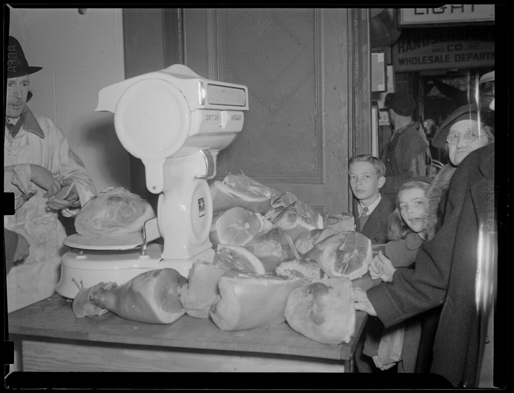 Grocery store, Quincy Market meat Thresher & Kelley Co.… Flickr
