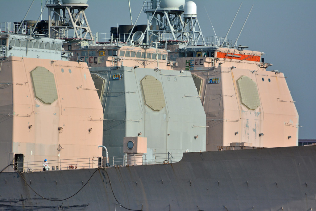 TiconderogaClass Cruisers The superstructures of three de… Flickr