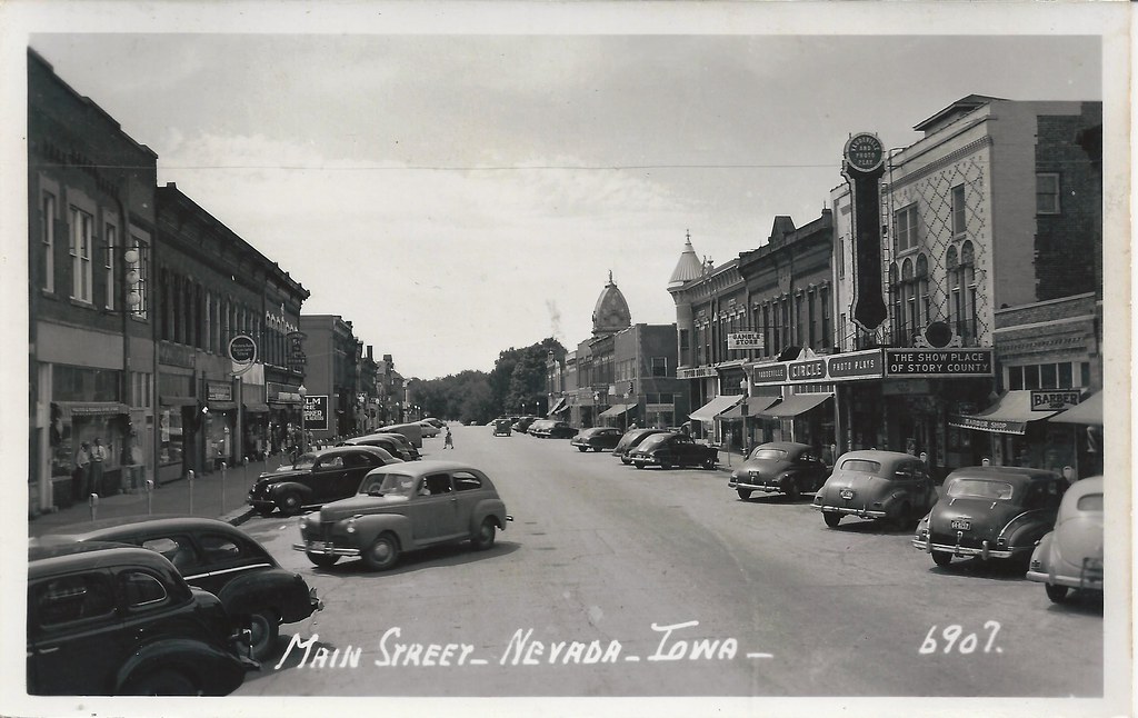 Nevada, Iowa, Main Street, Business District, Circle Theat… Flickr