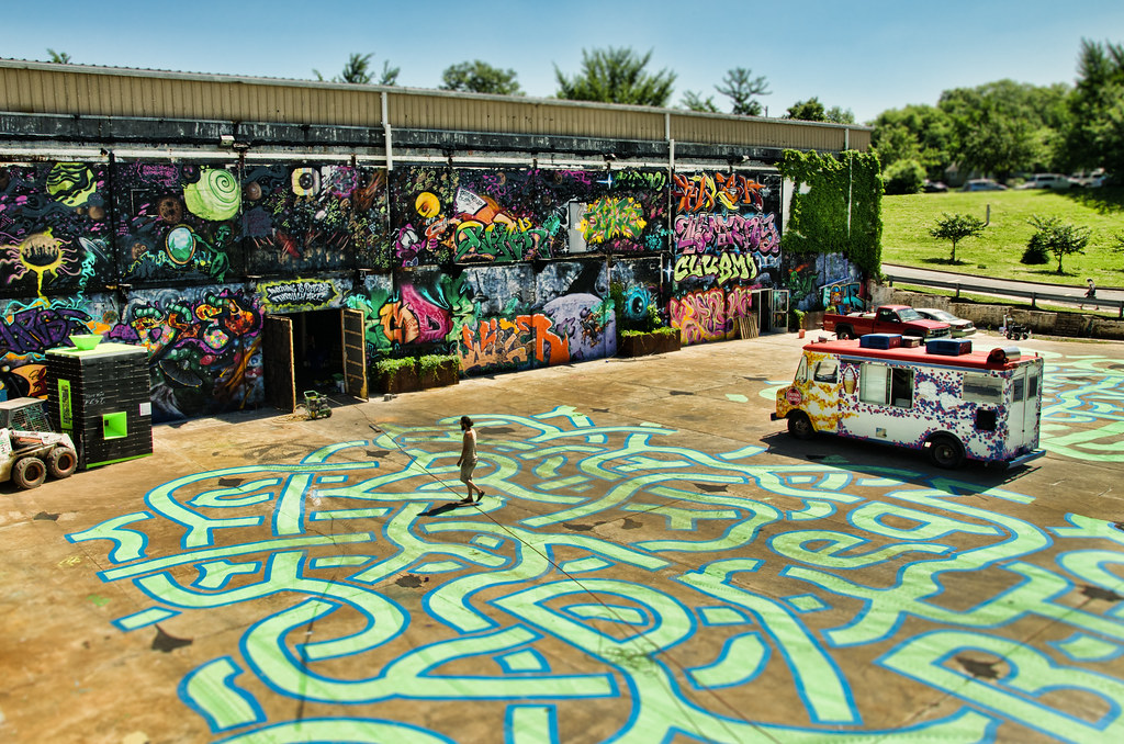 Ix Art Park Staging for their grand opening, May 25th, 201… Bob