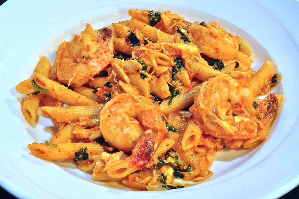Shrimp and Crab Pasta Steampub Flickr