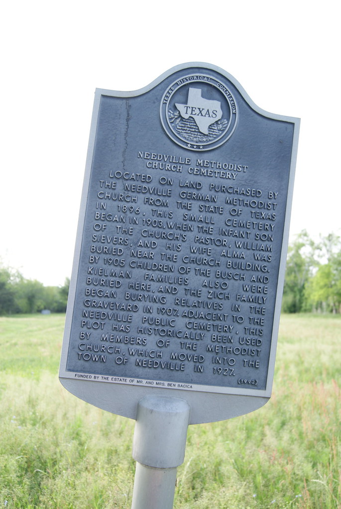 Needville Methodist Church Cemetery Located on land purcha… Flickr