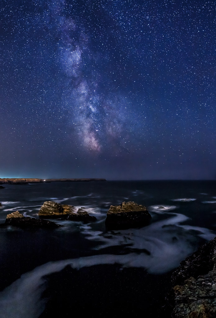 Voie lactée au dessus de belle ile en mer Copyright Math… Flickr