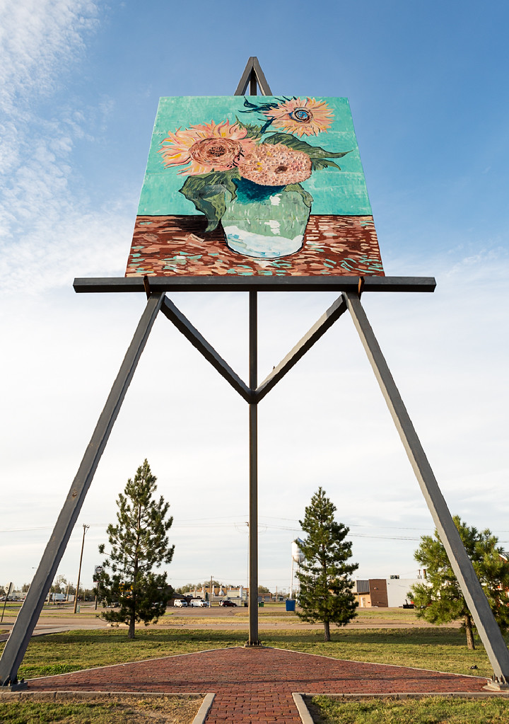 Giant Van Gogh Goodland, KS Bill Flickr