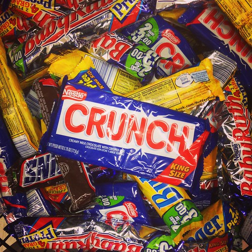 Pile of Crunch Butter Finger Snickers Baby Ruth Candy Bars… Flickr