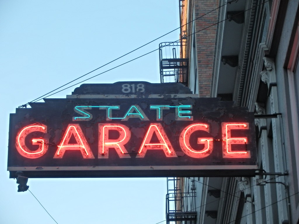 State Garage neon San Francisco, Calif. Mitch Flickr